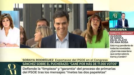 La exportavoz del PSOE en el Congreso, Soraya Rodríguez: &quot;Si ánchez no sabía nada, ¿por qué cesó a Ábalos?&quot;