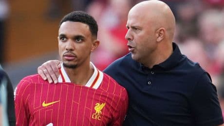 ‘Wow, not pleasant’ – Trent Alexander-Arnold booed by Anfield crowd in first game since exit vid leaving Neville stunned