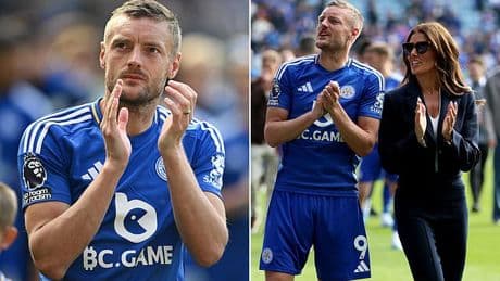 Jamie Vardy 'is a shock transfer target for LaLiga side' as Leicester legend gets set for his new life with wife Rebekah after playing final game for the club
