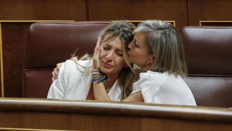 Yolanda Díaz: "Hoy subo aquí en nombre de mi padre, que no querría jamás que gobernaran las derechas en nuestro país"