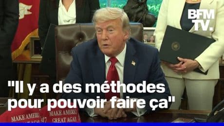 Donald Trump vend des casquettes et tee-shirts "Trump 2028", laissant planer l'idée d'un 3e mandat