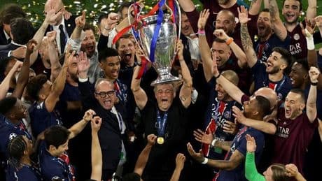 Lo que no se vio de la final PSG-Inter: Celebración emotiva en Múnich, pero incendiaria en París