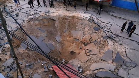 Strike on Gaza hospital kills 28 as Israel claims it hit 'Hamas command centre'