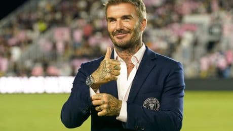 AP PHOTOS: Former soccer player and style icon David Beckham turns 50