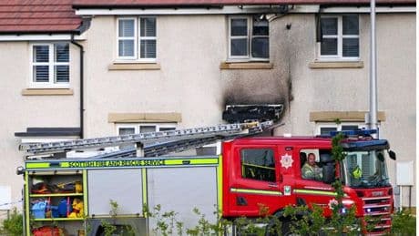 East Lothian home fire 'suspicious' as cops probe blaze