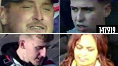 Have you seen these people? Police trying to trace 11 over Unite the Kingdom march disorder