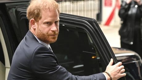 Prince Harry visits Queen Elizabeth’s grave on third anniversary of her death as he returns to UK
