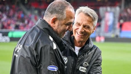 Relegations-Rückspiel: Es geht auch anders: Frank Schmidt und Horst Steffen