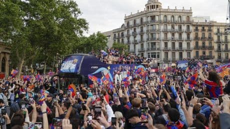 El Barça ya tiene lista una rúa ante el posible alirón