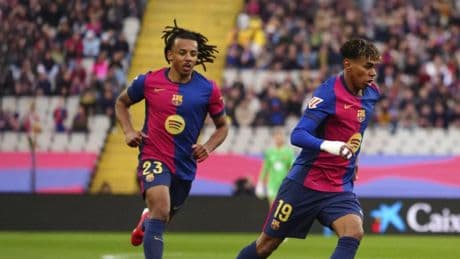 Lamine Yamal y Koundé, los reyes del 'flow'