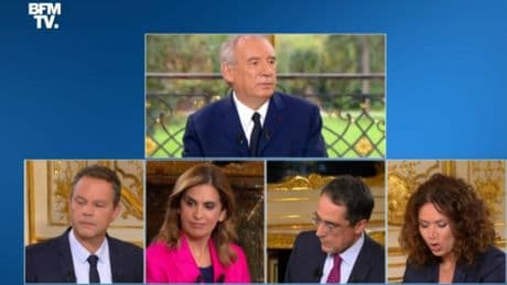 Audiences : quel score pour l’interview de François Bayrou sur les 4 chaînes info ?