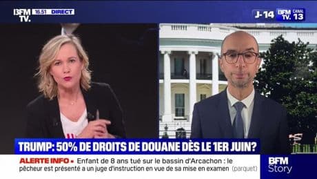 Story 1 : Trump, 50 % de droits de douane dès le 1er juin ? - 23/05