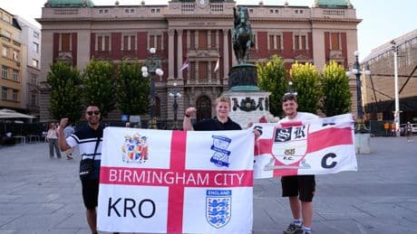 Serbia vs England live: Three Lions face tough test as they target fifth win from five in World Cup qualifying