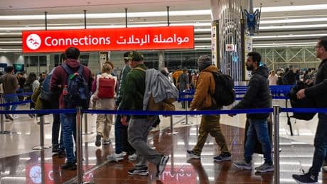 Passengers face disruption as airlines cancel flights to key airport hubs after US bombings of Iran