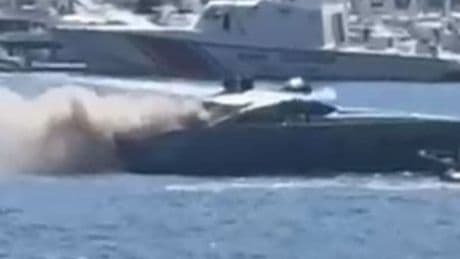 Bodrum'da motoryatta yangın çıktı