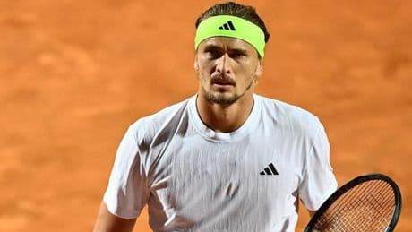 Son şampiyon Zverev, Roma Açık Tenis Turnuvası'na çeyrek finalde veda etti