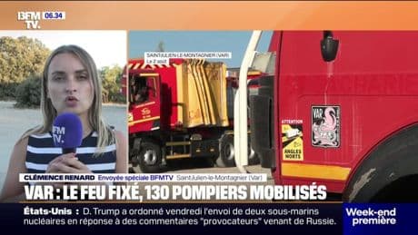 Var: jusqu’à 130 pompiers ont été mobilisés pour maîtriser un feu de forêt
