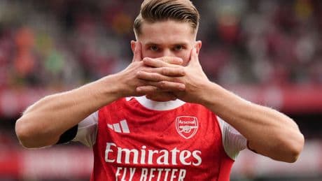 Arsenal 5-0 Leeds: Gyokeres scores twice but Odegaard and Saka suffer injuries