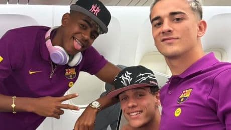 El Barça comparte imágenes del viaje a Japón con un ambiente distendido y alegre