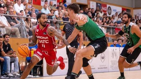 89-108: La lluvia de triples del Girona sorprende a la Penya en Sant Julià