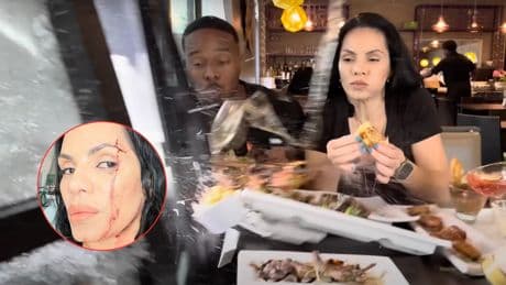 Una camioneta atraviesa un restaurante y casi mata a dos influencers: &quot;Podría haber sido nuestra última comida&quot;