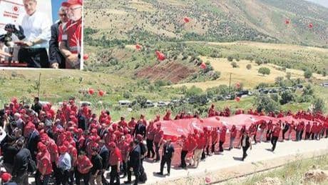 Gabar Dağı’nda kortej yürüyüşü