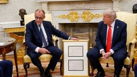 Friedrich Merz bei Donald Trump: Kanzler schweigt zu Kritik an Angela Merkel