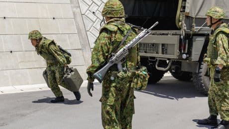Japan Flexes Its Military Muscle at China, and Trump