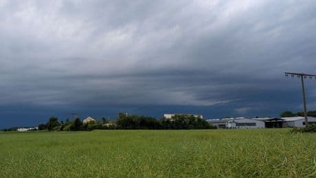 Wetter: Unwetter im Südosten Baden-Württembergs
