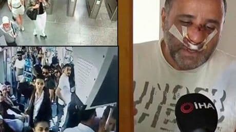 Marmaray'da darp olayından yeni görüntüler! Babadan şikayetçi olan kadının ifadesi ortaya çıktı
