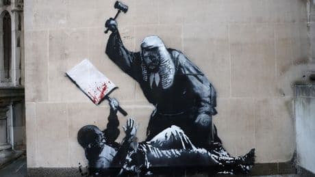 Streetart-Künstler: Neues Banksy-Kunstwerk aufgetaucht: Er kann es noch