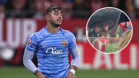 "Maffeo, vete ya": la afición del Mallorca se harta del mayor enemigo de Vinicius y este se encara con la grada