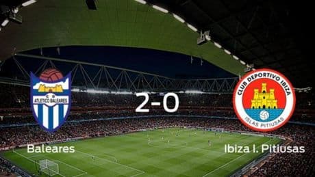 El At. Baleares vence 2-0 en casa al Ibiza I. Pitiusas