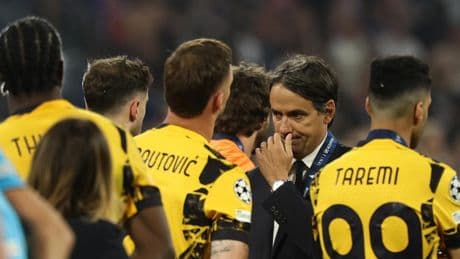 Aires de fin de ciclo en el Inter, el equipo más viejo de la Champions