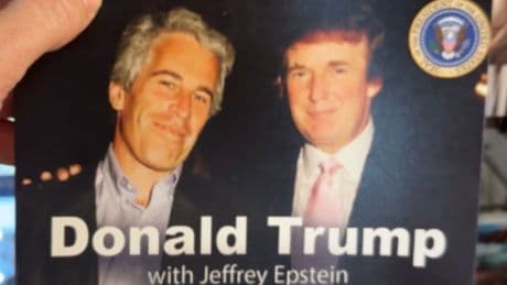 Pranksters fill Trump Tower gift shop with merch featuring pictures of Epstein with the president