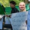 ‘We weigeren te zwijgen’: Haagse Syriërs protesteren tegen Israël