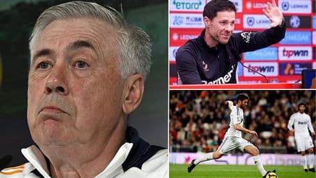 Carlo Ancelotti gives his verdict on Xabi Alonso amid rumours former Liverpool midfielder is poised to replace him as Real Madrid manager