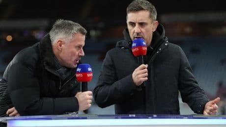 Jamie Carragher and Gary Neville don't agree on Alexander Isak in Liverpool predictions