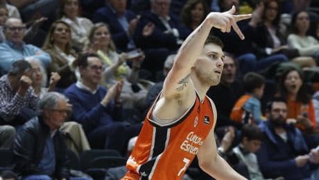 El Valencia Basket, primer equipo que supera los 500 triples en la ACB en una temporada