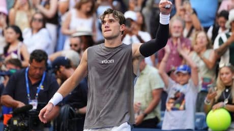 Jack Draper shows ring rust on injury return as he reaches US Open second round