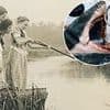 The real killer shark that inspired Jaws: How deaths of four swimmers in two weeks in 1916 sparked hysteria - but like in Steven Spielberg's iconic film the beaches stayed OPEN