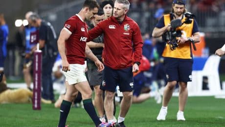British and Irish Lions hammer Western Force but Tomos Williams suffers injury