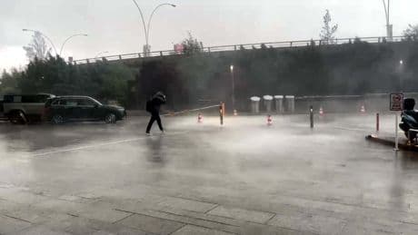 Ankara'da sağanak etkili oldu