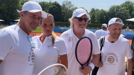 Oliver Pocher & Martin Krug beim Tennis-Duell – eine schaut ihnen lieber zu