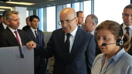 Hazine ve Maliye Bakanı Şimşek, VİMER'i ziyaret etti