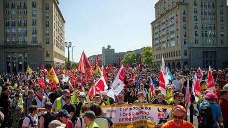 Tag der Arbeit: Tausende bei Gewerkschafts-Kundgebungen zum 1. Mai in Berlin