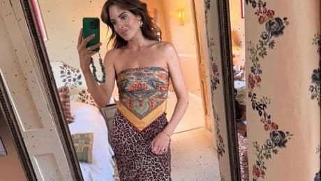Binky Felstead’s cowboy boots from Soho House Festival 70s look have nearly £100 off