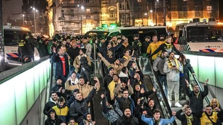 Ov-beelden te vroeg gewist, onderzoeken naar Maccabi-supporters gestaakt