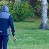 Moment teenage thugs armed with hammers and knives invade club cricket pitch where children aged nine were playing