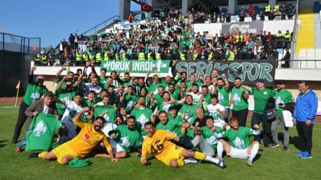 Serik Belediyespor uzun yıllar sonra 1. Lig'e yükseldi